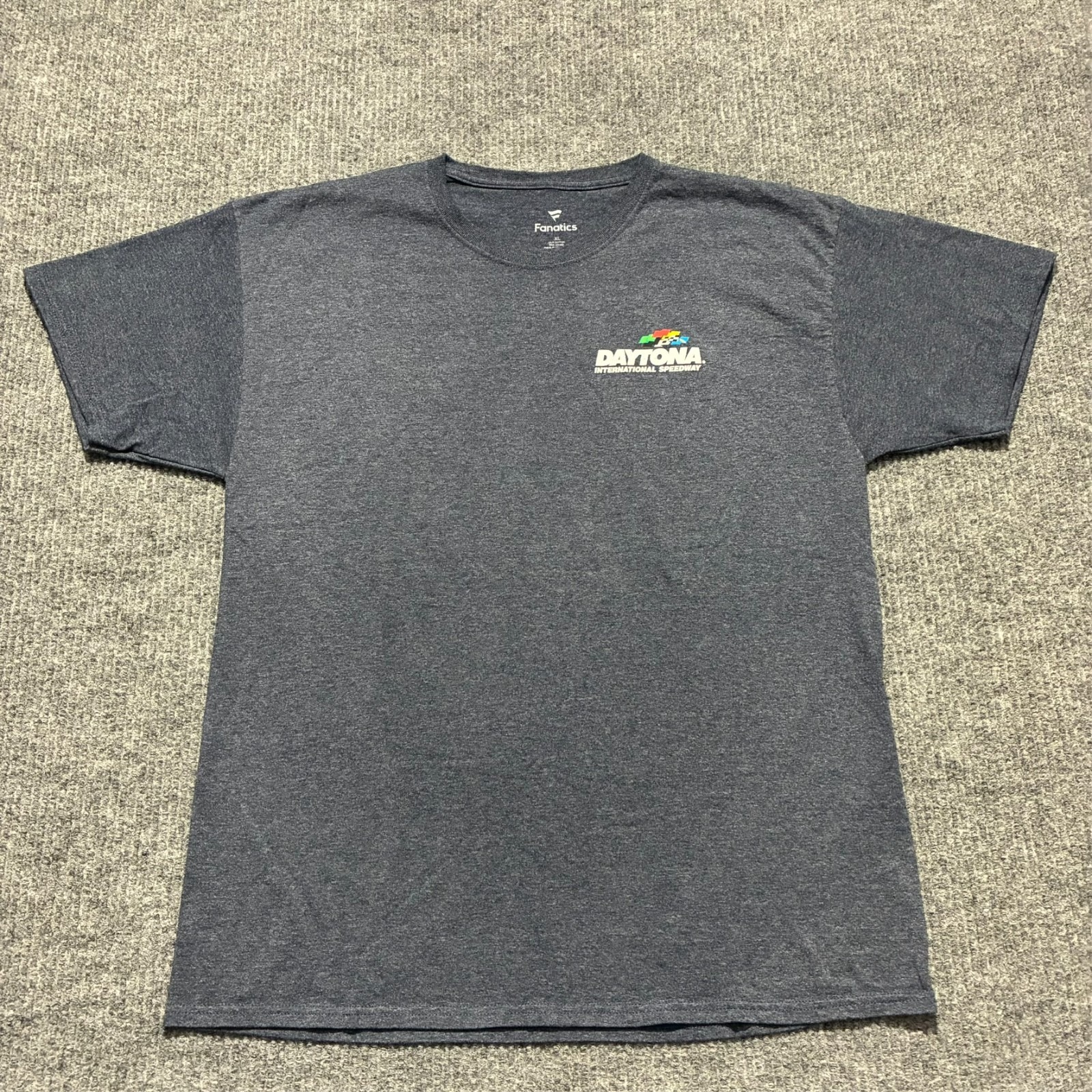Fanatics Daytona International Speedway Mens TShirt Size Xl Gray Short Sleeve